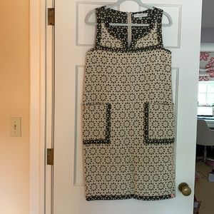 Carolina Hererra Eyelet Shift Dress